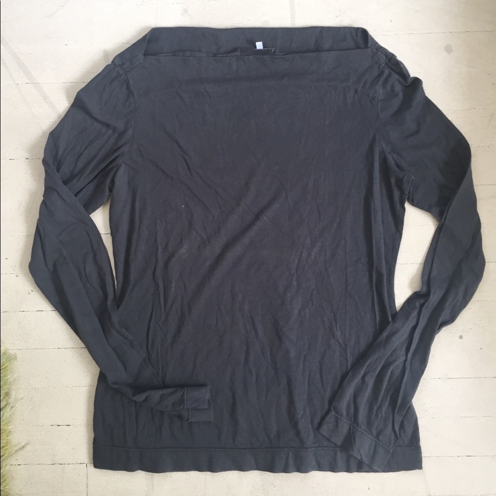 James Perse Long Sleeve Grey T-Shirt